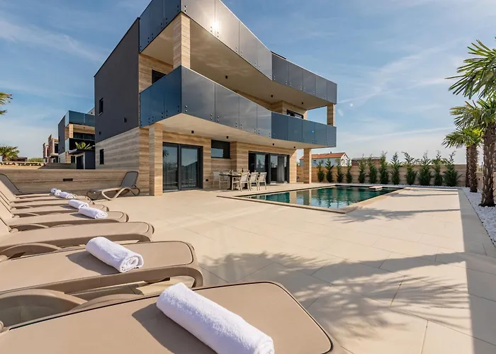 Villa Seaside Luxury With A Swimming Pool Privlaka, Zadar - 23518 Privlaka